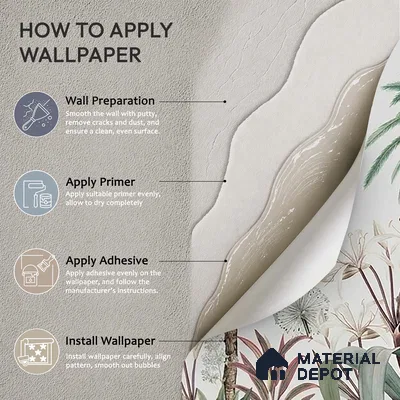 A Story by the Garden Wallpaper,Customised Sukoon Series Handmade Nature Design (Customised Size Wallpaper)