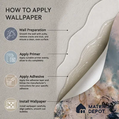 Amara, Abstract Wallpaper Design for Rooms, Customised Sukoon Series Canvas Abstract Design (Customised Size Wallpaper)