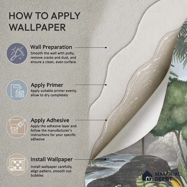 Anandvan Jungle Theme Customised Wallpaper, Green Sukoon Series Handmade Nature Design (Customised Size Wallpaper)