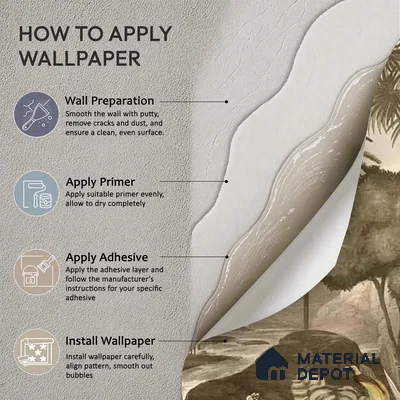 Anandvan Jungle Theme Customised Wallpaper, Sepia Sukoon Series Handmade Nature Design (Customised Size Wallpaper)