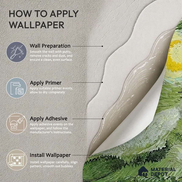 Hey Olive, Fusion Art Theme Wallpaper, Customised Sukoon Series Handmade Abstract Design (Customised Size Wallpaper)