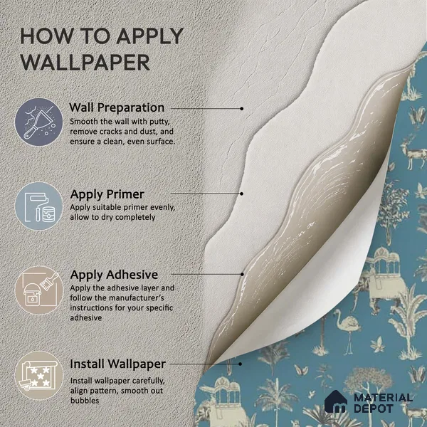 Itihaas, Indian Theme Room Wallpaper, Blue Sukoon Series Canvas Patterned Design (Customised Size Wallpaper)