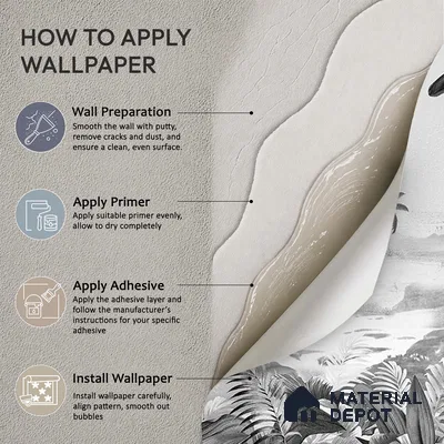 Silent Night, Tropical Beach Wallpaper, Black and White Sukoon Series Canvas Tropical Design (Customised Size Wallpaper)