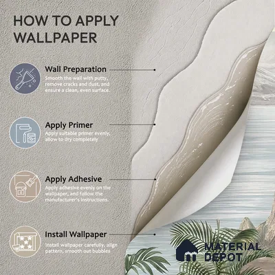 Surmaya, Pleasing Room Wallpaper Design Sukoon Series Canvas Nature Design (Customised Size Wallpaper)
