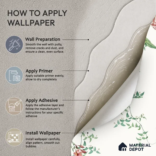 Unique Hanging Floral and Bird Wallpaper for Bedrooms Sparkla N Shine Series Soft Feel Florals Design (Customised Size Wallpaper)