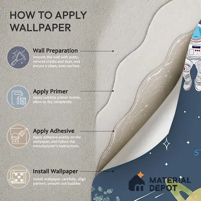 Planets of Wonder: Stellar Space Wallpaper, Deep Blue 10 Meter x 19.68 inc Canvas Paper Type Wallpaper -54 Sq. Ft. | Minimum 15% wastage during installation