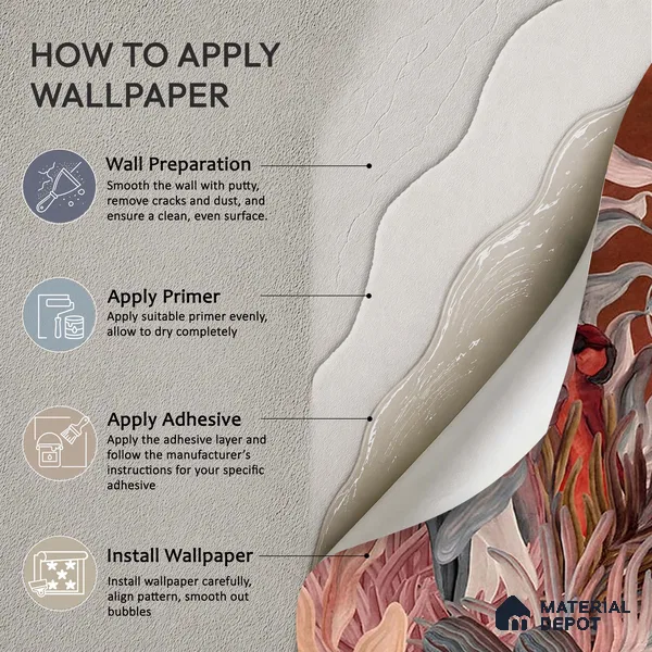 Enchanting Nymphs of Nature Art Silk Metallic (Customised Size Wallpaper)