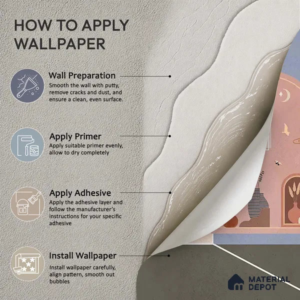 Contemporary Charm Abstract Theme Modern Soft Feel (Customised Wallpaper)