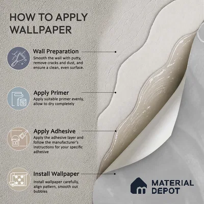 Misty Tropics Grey Tropical Leaf Customised Soft Feel (Customised Wallpaper)
