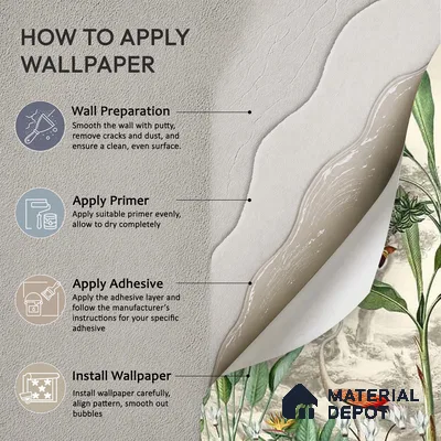Jhurmut- Tropical Theme Designer Soft Feel (Customised Wallpaper)
