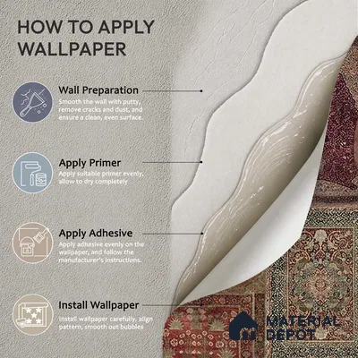 Aalishan Exquisite Indian Carpet Design Silk Metallic Wallpaper for Walls