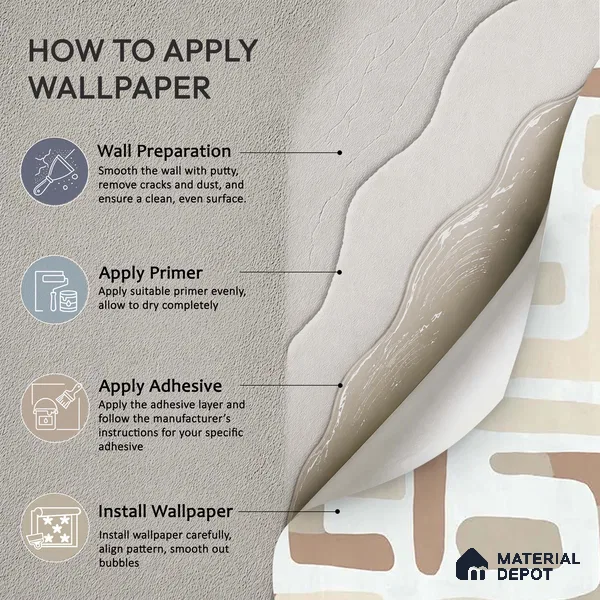 Urban Maze In Desert Sand Abstract Customised Canvas Wallpaper for Rooms