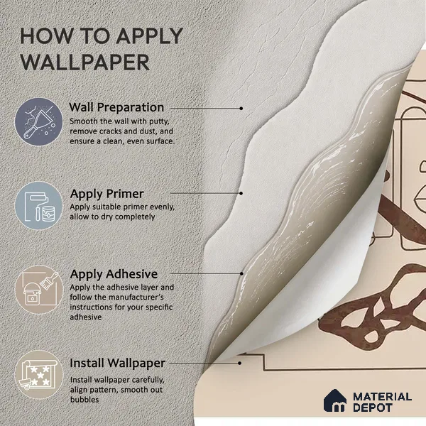 Timeless Structures Brown Abstract Customised Canvas Wallpaper for Rooms