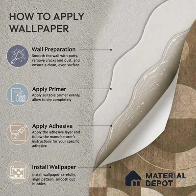 Sutra Sepia Abstract Geometric Pattern 10 Meter x 19.68 inches Canvas Wallpaper - 54 Sq. Ft. | Minimum 15% wastage during installation