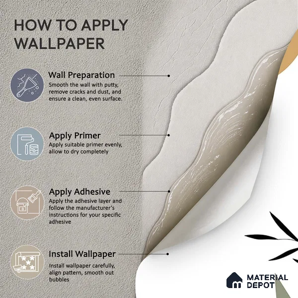 Beautiful Customised Floral Soft Feel Wallpaper for Bedrooms and Living Rooms (Customized Size Wallpaper) Moq = 32 Sq. Ft.