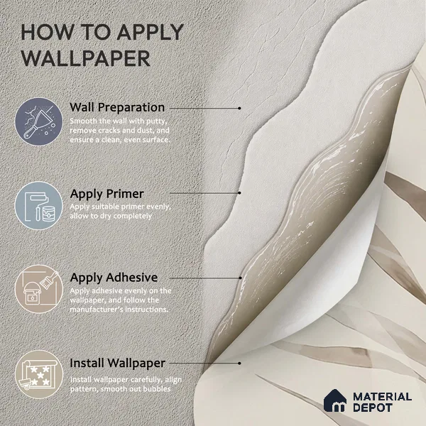 Whispering Blades Soft Mocha Abstract Customised Canvas Wallpaper for Rooms
