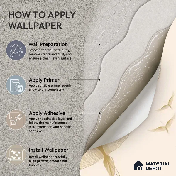 Golden Wings, Abstract Customised Canvas Wallpaper for Rooms