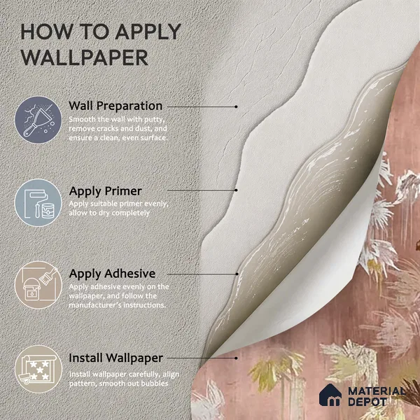 Worth it - Abstract Soft Feel Customized Wallpaper Design for Walls, Pink