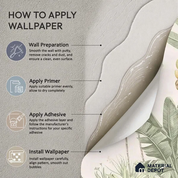 Jungle Village, Canvas Tropical Wallpaper | Customised Size Wallpaper