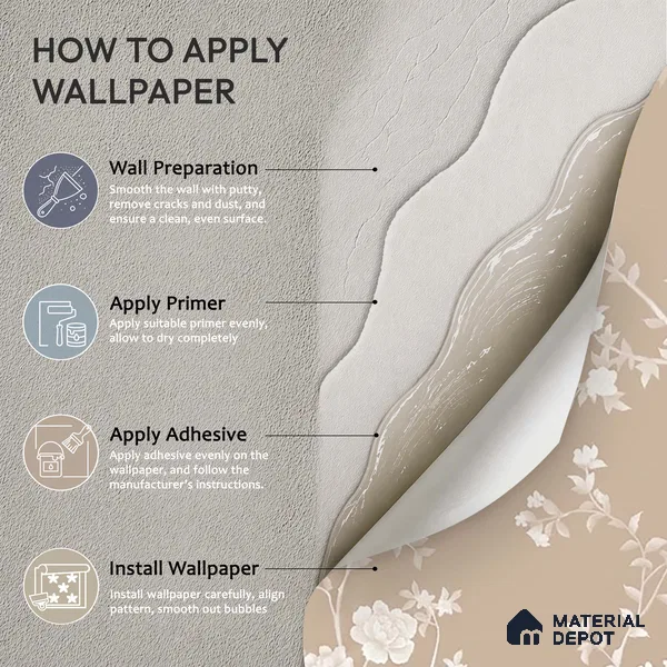 Aura in the Garden Chinoiserie Clay Beige Customized Wallpaper Sandstone(Super Luxury)