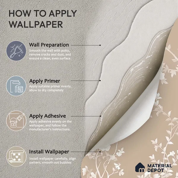 Aura in the Garden Chinoiserie Clay Beige Customized Wallpaper Silk Sheen (Super Luxury)