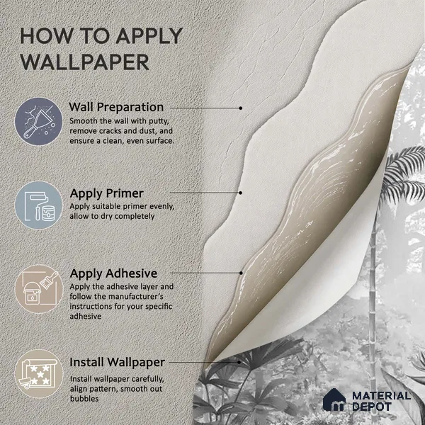 Kovalam, Monotone Tropical Canvas Wallpaper | Customised Size Wallpaper