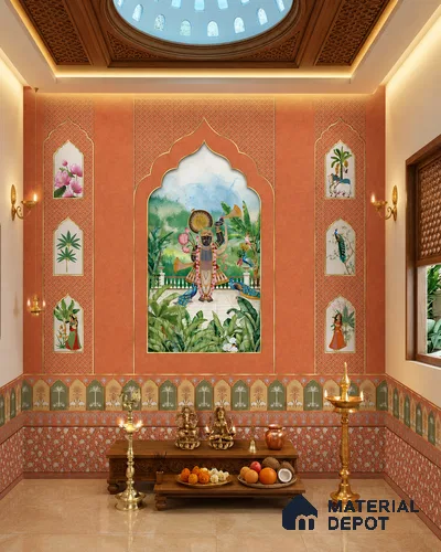Shrinath Sabha LM 25875 8 ft x 4 ft Texture Finish Digital Laminate - 1 mm | Suitable for Bedroom, Feature Wall, Wardrobe