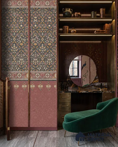 Heritage Carpet LM 25884 8 ft x 4 ft Texture Finish Digital Laminate - 1 mm | Suitable for Bedroom, Feature Wall, Wardrobe