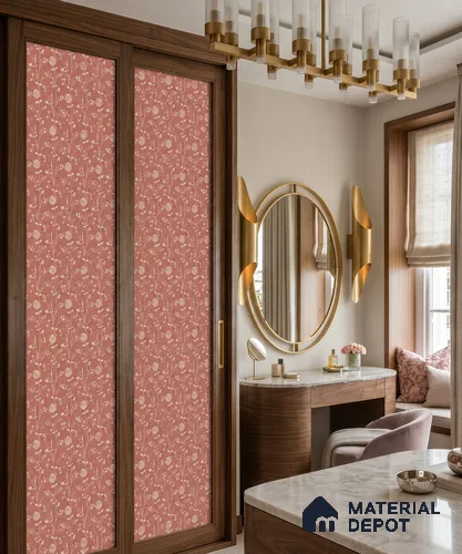 Rustic Bloom LM 25887 8 ft x 4 ft Texture Finish Digital Laminate - 1 mm | Suitable for Bedroom, Feature Wall, Wardrobe