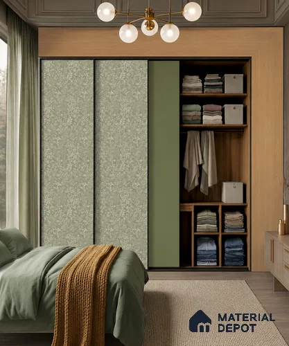 Harit Patra LM 25889 8 ft x 4 ft Texture Finish Digital Laminate - 1 mm | Suitable for Bedroom, Feature Wall, Wardrobe