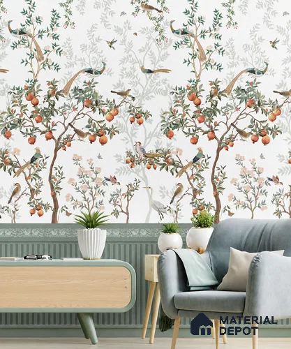 Anar Vatika LM 25894 8 ft x 4 ft Texture Finish Digital Laminate - 1 mm | Suitable for Bedroom, Feature Wall, Wardrobe