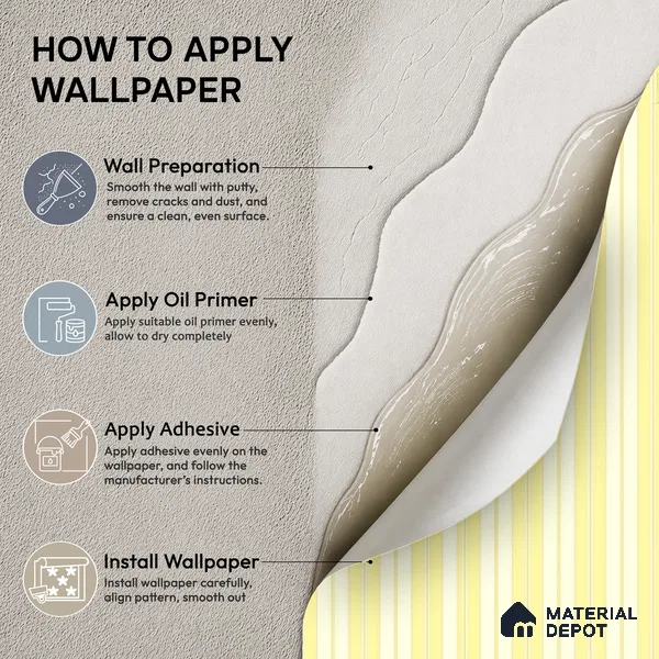 KD4014-4 | 10 Meter x 21 Inches Stripes Look Wallpaper - 57.41 Sq. Ft. | Minimum 15% wastage during installation