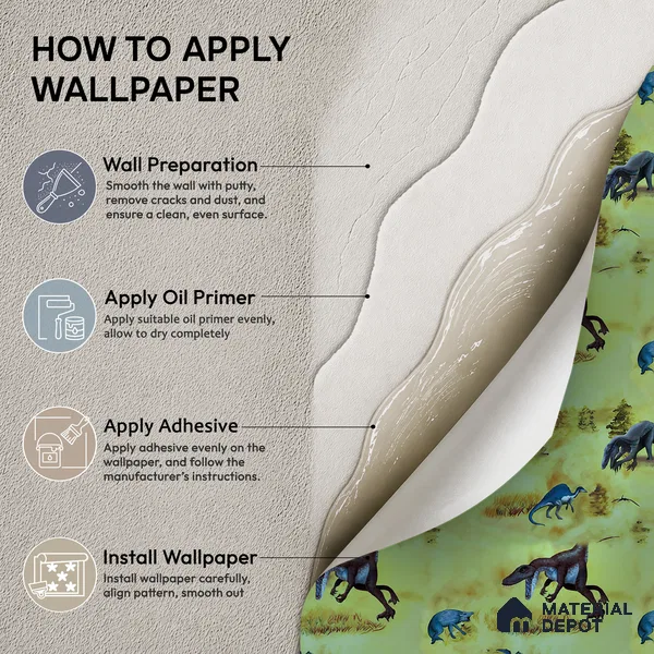 KD4080-2 | 10 Meter x 21 Inches Animal Print Look Wallpaper - 57.41 Sq. Ft. | Minimum 15% wastage during installation