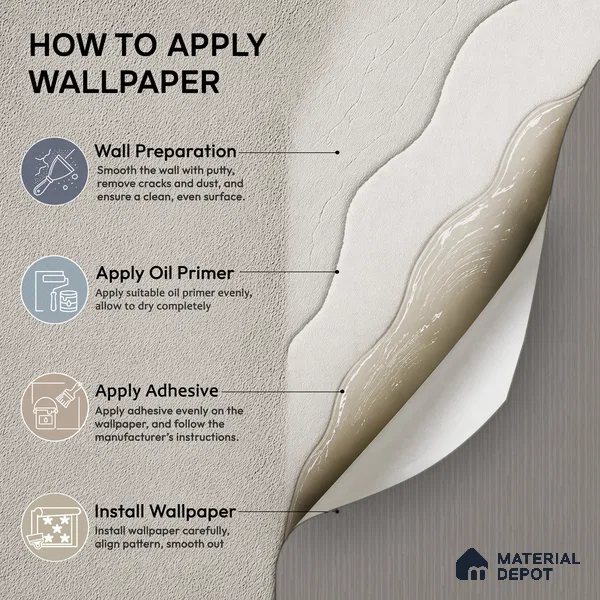 NPP682304 | 10 Meter x 21 Inches Stripes Look Wallpaper - 57.41 Sq. Ft. | Minimum 15% wastage during installation