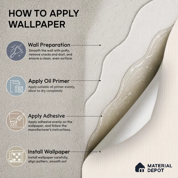 NPP682404 | 10 Meter x 21 Inches Stripes Look Wallpaper - 57.41 Sq. Ft. | Minimum 15% wastage during installation