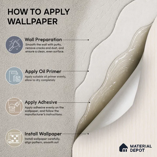 NPP684102 | 10 Meter x 21 Inches Stripes Look Wallpaper - 57.41 Sq. Ft. | Minimum 15% wastage during installation