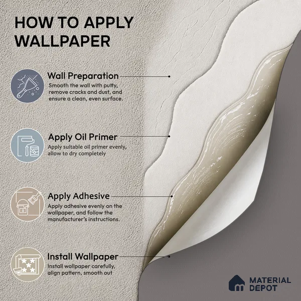NPP684207 | 10 Meter x 21 Inches Stripes Look Wallpaper - 57.41 Sq. Ft. | Minimum 15% wastage during installation