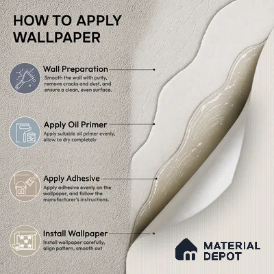 NPP684702 | 10 Meter x 21 Inches Stripes Look Wallpaper - 57.41 Sq. Ft. | Minimum 15% wastage during installation