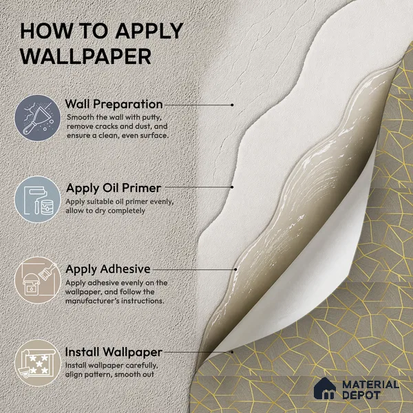 WK25-2539 | Olive Taupe Gold Shard Patterned Wallpaper - 10 Meter x 21 Inches, 57.41 Sq. Ft. (Min. 15% Wastage)