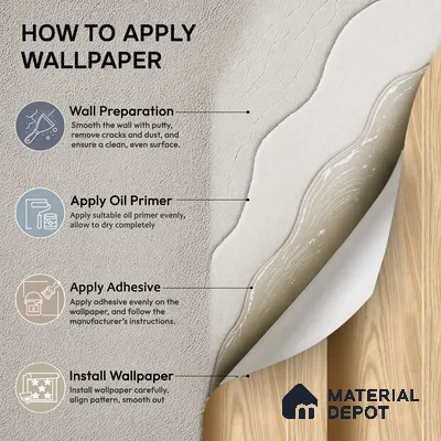 88585-1 | 5 Meter x 42 Inch PVC Wood Look Wallpaper - 57 Sq. Ft. | Minimum 15% wastage during installation