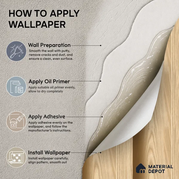 88585-1 | 5 Meter x 42 Inch PVC Wood Look Wallpaper - 57 Sq. Ft. | Minimum 15% wastage during installation