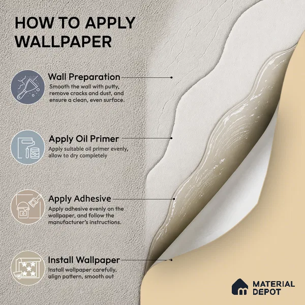 70220-4 | 5 Meter x 42 Inch PVC Plain Look Wallpaper - 57 Sq. Ft. | Minimum 10% wastage during installation