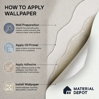 70226-1 | 5 Meter x 42 Inch PVC Plain Look Wallpaper - 57 Sq. Ft. | Minimum 10% wastage during installation