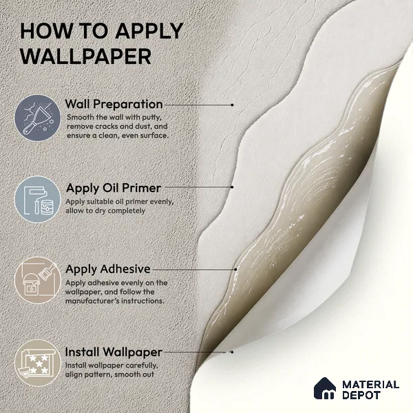 70258-1 | 5 Meter x 42 Inch PVC Plain Look Wallpaper - 57 Sq. Ft. | Minimum 10% wastage during installation