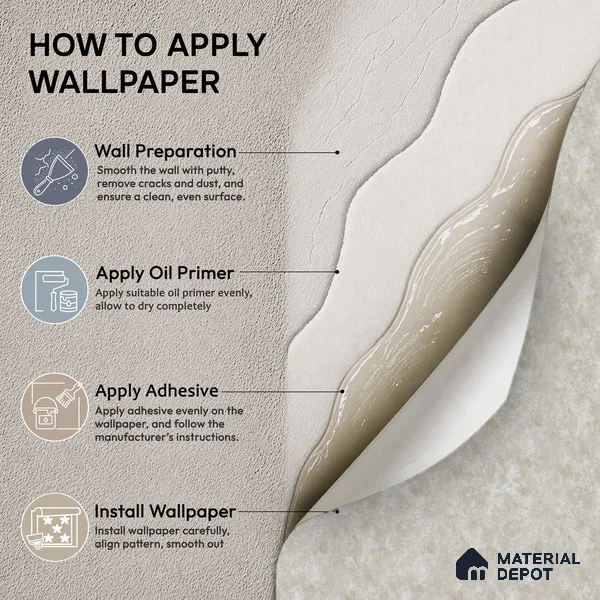 ST021038 | Pale Grey Mottled Stone PVC Patterned Wallpaper - 10.05 Meter x 20.86 Inches, 57.33 Sq. Ft. (Min. 15% Wastage)