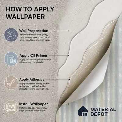 FE505-4 | Silver Grey Vertical Streak PVC Patterned Wallpaper - 10 Meter x 21 Inch, 57 Sq. Ft. (Min. 15% Wastage)