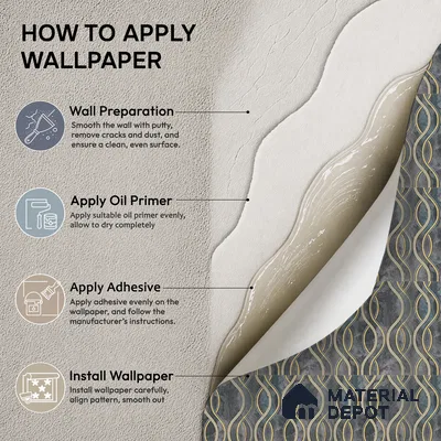 AA100903 | Charcoal & Gold Wavy Ribbon Marble PVC Patterned Wallpaper - 9.5 Meter x 21 Inch, 55 Sq. Ft. (Min. 15% Wastage)