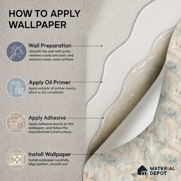 85109-4 | 5 Meter x 42 Inch PVC Marble Look Wallpaper - 57 Sq. Ft. | Minimum 10% wastage during installation