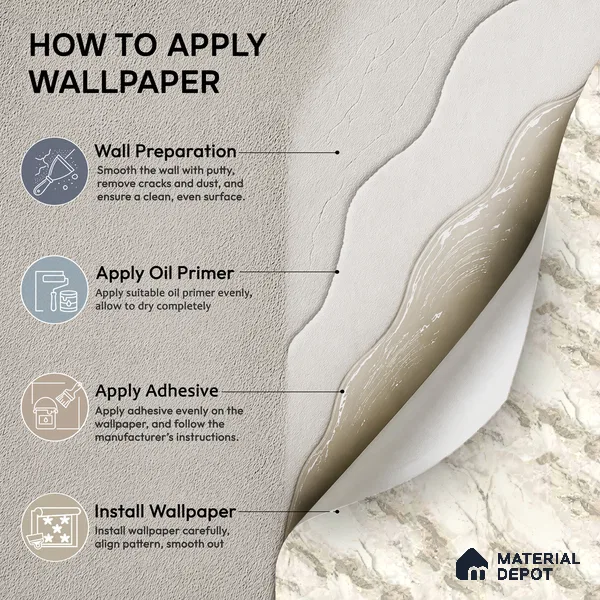 85108-2 | 5 Meter x 42 Inch PVC Marble Look Wallpaper - 57 Sq. Ft. | Minimum 10% wastage during installation