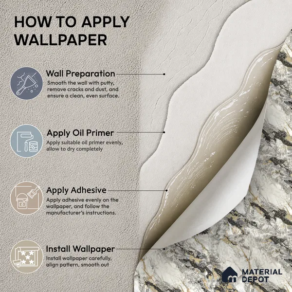 85108-5 | 5 Meter x 42 Inch PVC Marble Look Wallpaper - 57 Sq. Ft. | Minimum 10% wastage during installation